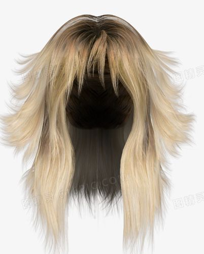 黄色女式假发图片免费下载_png素材_编号14niqx33l_图
