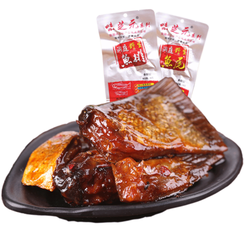 16g 包 40 湖南特产味芝元洞庭湖香辣鱼排鱼尾巴