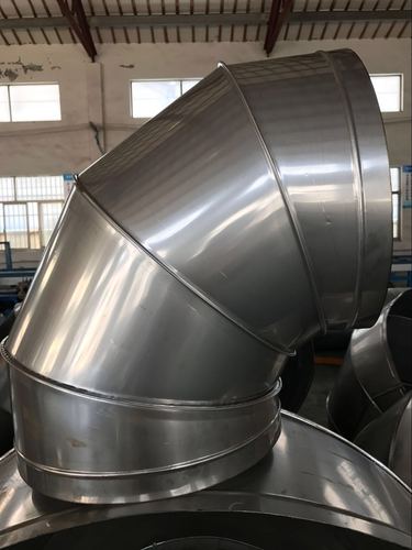 包邮 定做白铁皮弯头 螺旋风管配件90度虾米弯头通风管道弯头不锈钢