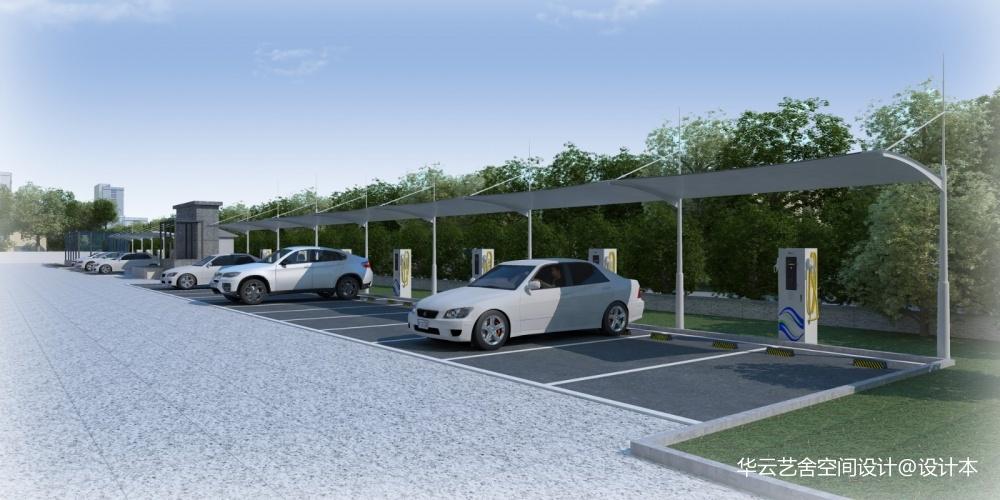 湖北大厦充电桩项目办公空间设计图片赏析