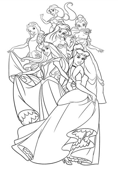 迪士尼公主的舞会卡通人物简笔画分享白雪公主简笔画