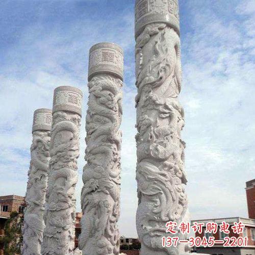 云南不锈钢大型广场龙柱雕塑出厂价行情-中领雕塑加工不锈钢大型广场