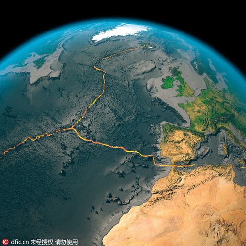 震撼卫星图片展示地球十五大板块构造