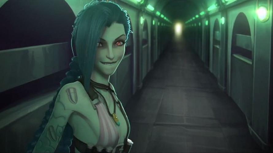 求lol金克斯的这张高清图,当手机壁纸 越大越好