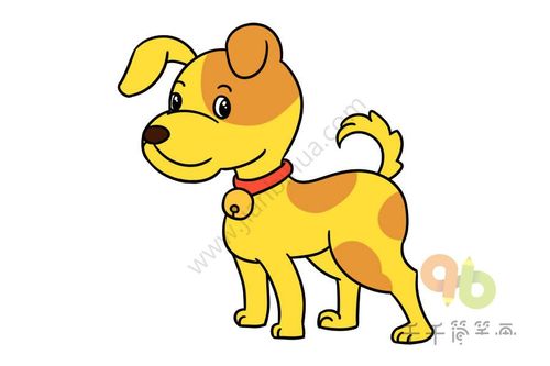 儿童简笔画狗的画法-儿童简笔画大全