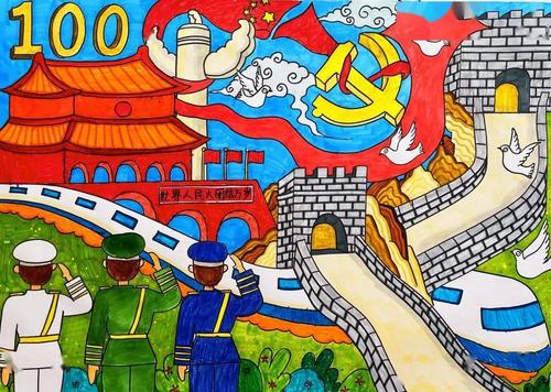 【获奖公布】"百年画卷 荣耀绘就"获奖名单新鲜出炉,更有"大片"一饱