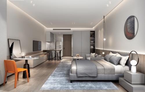 酒店式公寓样板房效果图