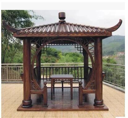 坪山碳化防腐木凉亭