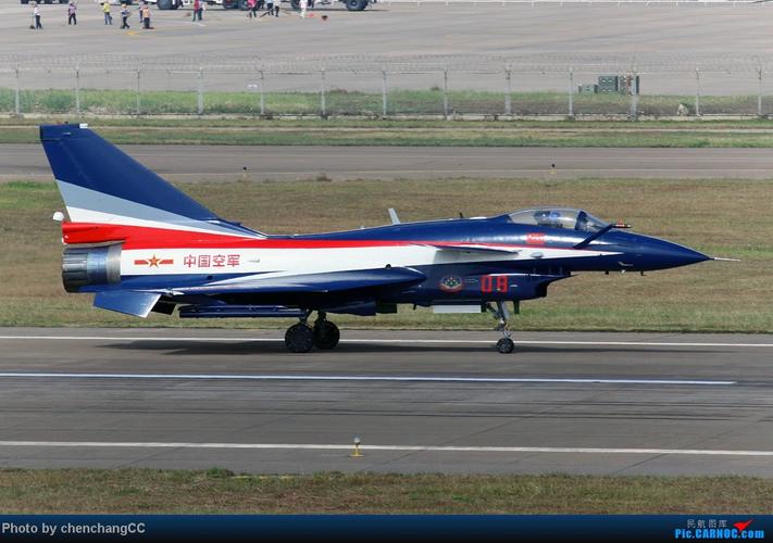 08 所属公司: 中国空军 种类: 起降 拍摄地点: 中国珠海三灶机场