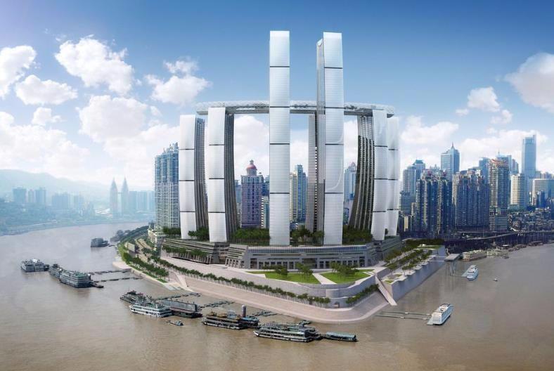 这就是重庆未来的标志建筑,投资240亿建造,外形非常酷
