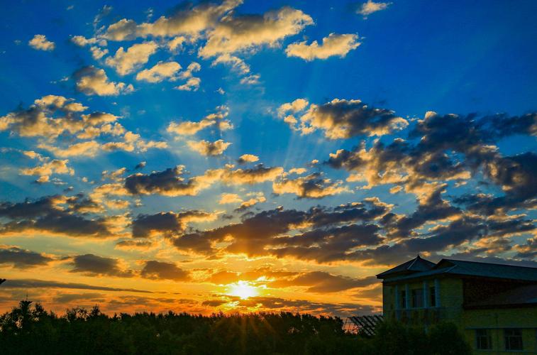 我镜头里的朝霞与晚霞