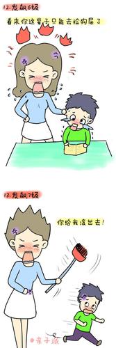 妈妈暴跳如雷简笔画