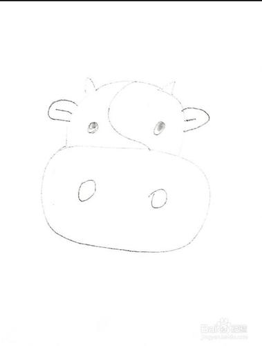 简笔画,简笔画小牛