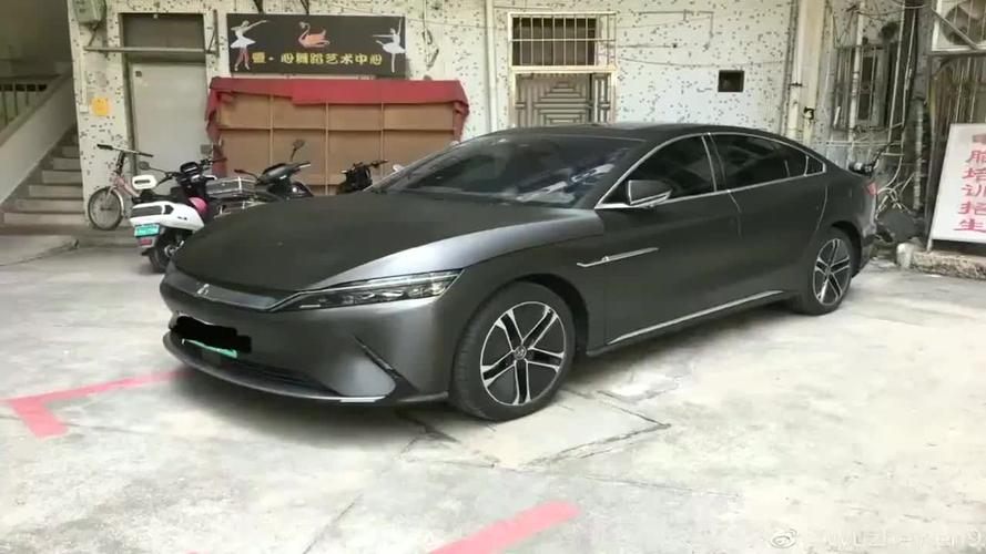 比亚迪汉,车友改色看着真不错