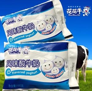 花花牛酸奶原味风味发酵乳酸牛奶160g15袋装炒酸奶百利包原料包邮