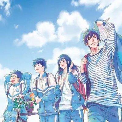 青春校园动漫头像 穿校服卡通女生男生头像