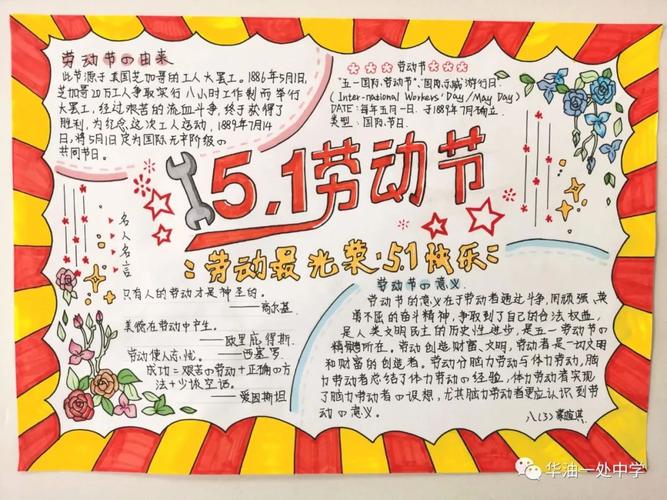 一处中学学生"学党史 敬劳模"优秀手抄报线上展览