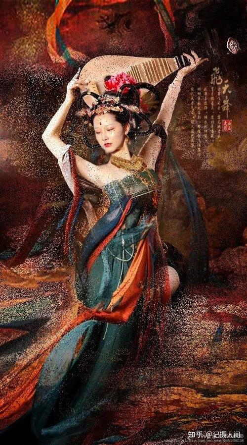 人像摄影组图敦煌飞天