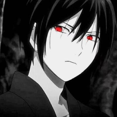 今天来3波红点眼蓝男 男头 男生头像 二次元男生头像 头像 动漫男生