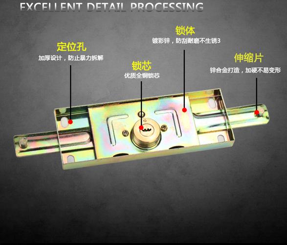 车库锁 卷闸门锁 卷帘门锁 拉闸门锁 b锁芯盗锁 sh-3106z中开