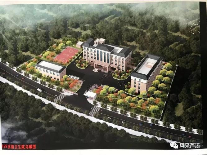 镇敬老院鸟瞰图