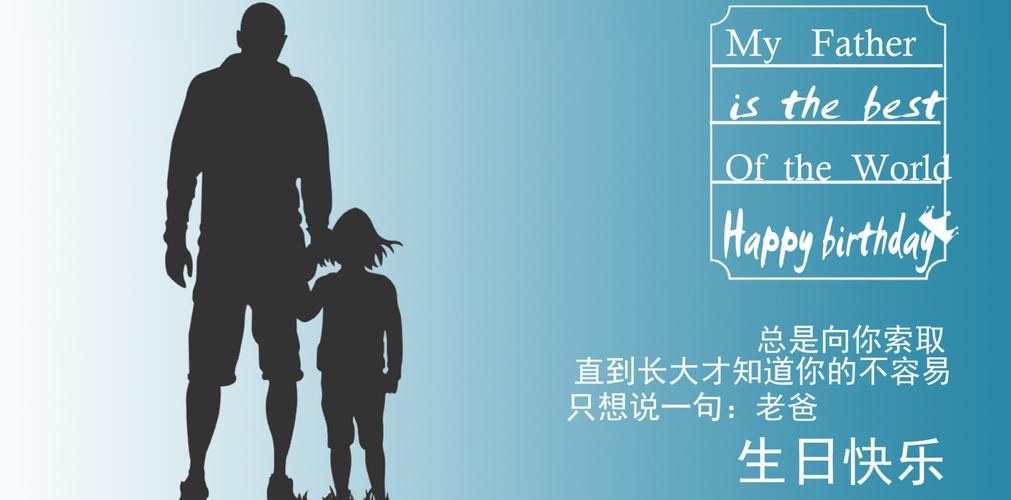 为爸爸过生日做的海报,虽然技术有限,心意在此.忘各位提出建议.