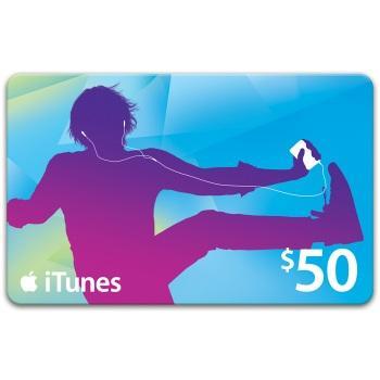 50$ itunes礼品卡