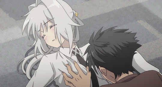 「hundred百武装战记」第03话截图 hundred sloppy kissing anime