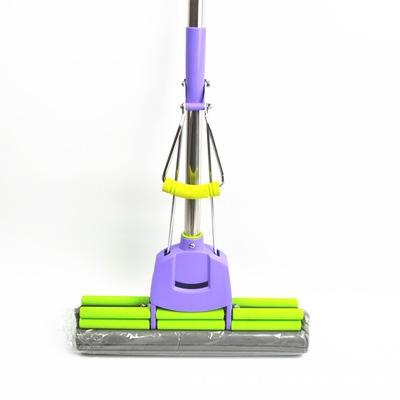 海绵拖把头免手洗干湿两用滚轮式旋转家用大号地拖布胶棉吸水拖把