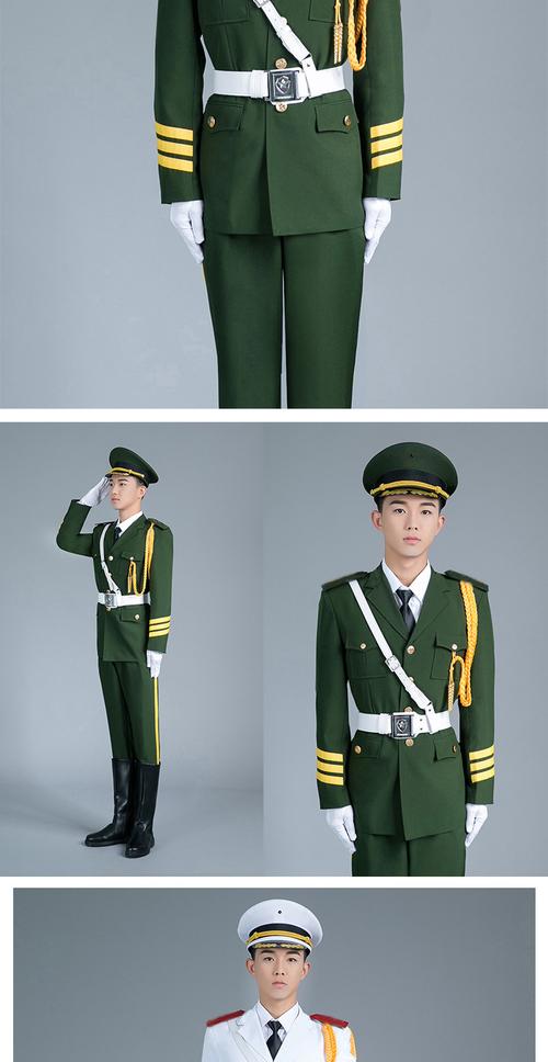 军装礼服三军仪仗队升旗班升旗手军乐队演出服装制服套装男女学生