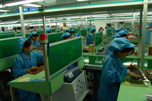 江西省先进工业园区精元电脑生产车间