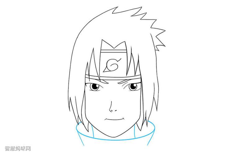 宇智波佐助怎么画