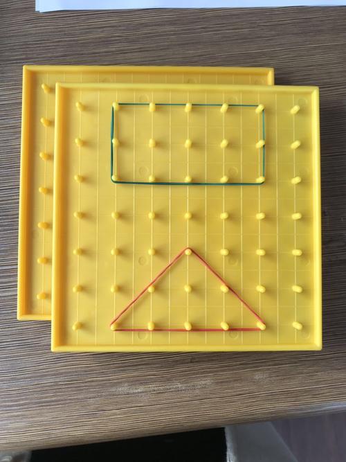 钉子板 教具 小学生几何图形状橡皮筋钉板 数学益智教学用具