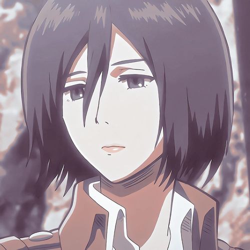 动漫头像:三笠,艾伦,只要有你在,我就无所不能