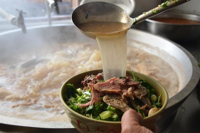 正宗河南郏县饸饹面配方羊油辣子羊汤配方饸饹面制作全公开
