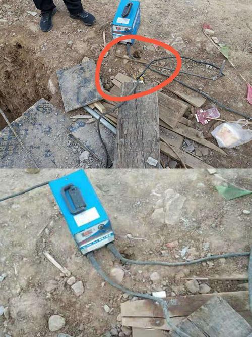 4,二号电炉除尘电焊机二次地线违规使用钢筋代替,责令立即安排焊工