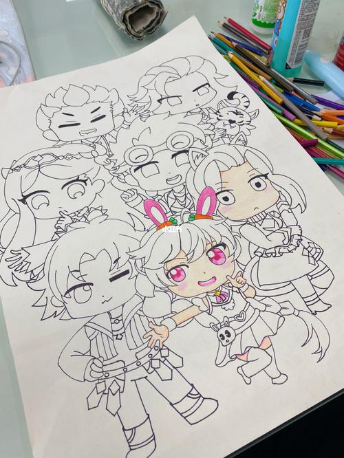 斗罗大陆q版人物合集儿童彩铅画_斗罗大陆_彩铅画_彩铅_人文_绘画