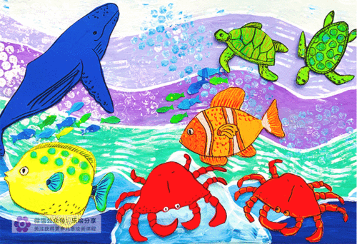 创意儿童画儿童画创意画手工油画棒