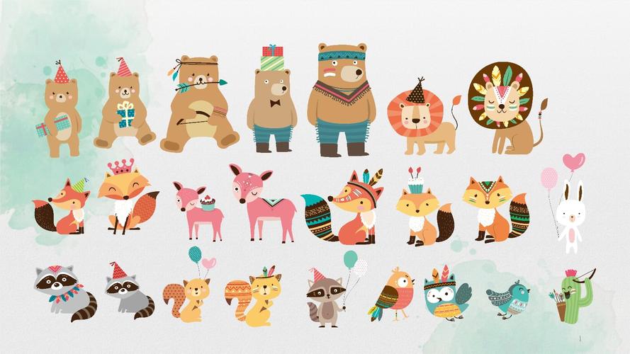 【ppt专用】200多种小动物ppt图案合集.pptx