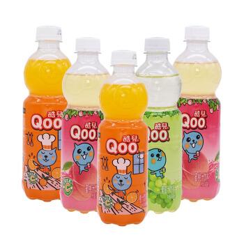 可口可乐酷儿维生素c果味饮料橙汁苹果蜜桃汁450ml整箱装饮品橙味450
