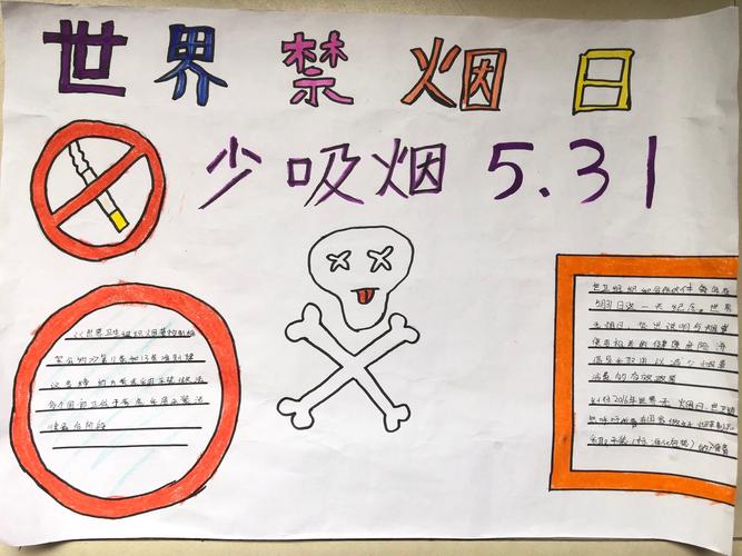 六年级禁烟手抄报作品