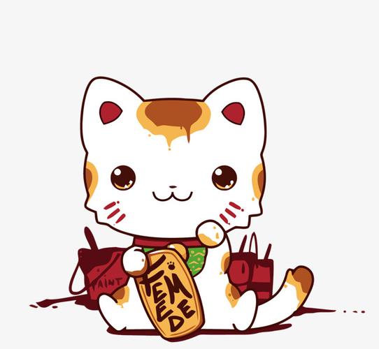 矢量招财猫
