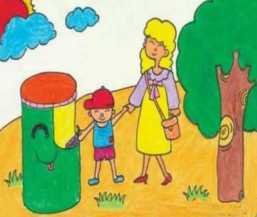 抗击疫情及保护环境生态道德文明建设美术比赛素材