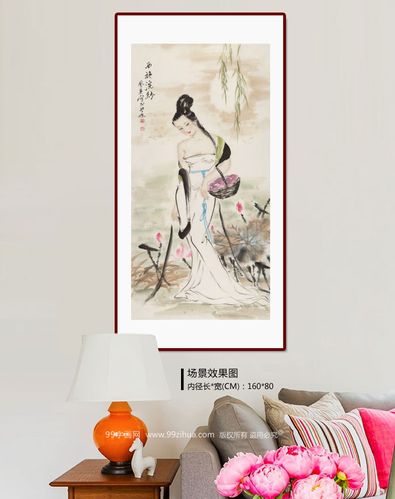 李凤英四尺西施浣纱北京美协会员询价