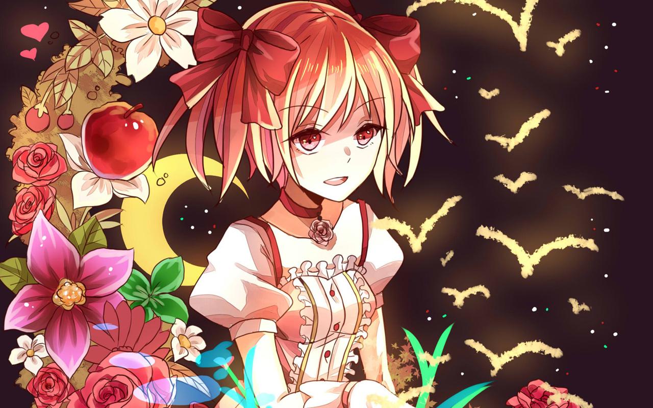 魔法少女小圆鹿目圆香图片桌面壁纸