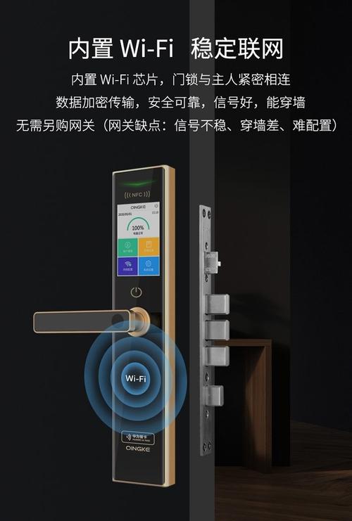 【专营店】华为指纹锁智能锁q7,华为智慧生活,hilink智能家居联动