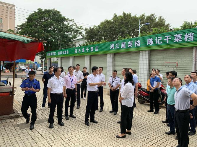 坪山区委书记陶永欣带队调研坑梓二市场创文工作