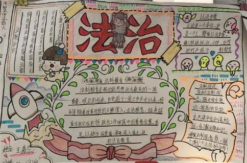 宪法宣传日手抄报小学生