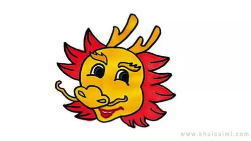 龙头简笔画怎么画龙头简笔画简单