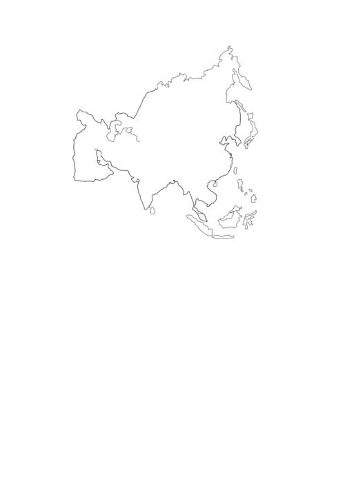 世界地理空白地图